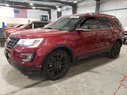 Salvage cars for sale at Greenwood, NE auction: 2017 Ford Explorer XLT