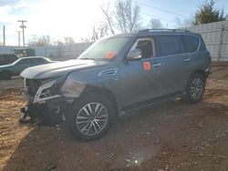 Salvage cars for sale at Oklahoma City, OK auction: 2021 Nissan Armada SL