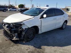 Carros salvage a la venta en subasta: 2017 Toyota Corolla L