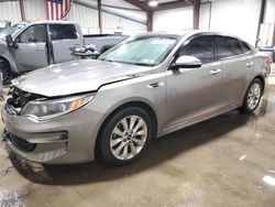 Salvage cars for sale at West Mifflin, PA auction: 2016 KIA Optima EX