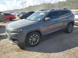 Salvage cars for sale at Greenwell Springs, LA auction: 2019 Jeep Cherokee Latitude Plus