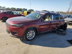 Jeep salvage cars for sale: 2019 Jeep Cherokee Latitude