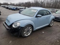 Salvage cars for sale at Ellwood City, PA auction: 2012 Volkswagen Beetle