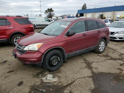 Honda crv Vehiculos salvage en venta: 2011 Honda CR-V SE