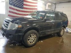 Salvage cars for sale at Lyman, ME auction: 2012 Ford Expedition Limited