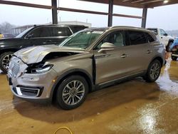 Salvage cars for sale at Tanner, AL auction: 2019 Lincoln Nautilus Select