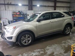 Salvage cars for sale at Rogersville, MO auction: 2016 Chevrolet Equinox LS