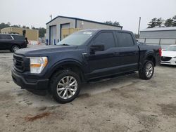 Ford salvage cars for sale: 2021 Ford F150 Supercrew