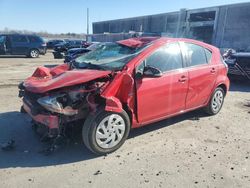 Salvage cars for sale at Fredericksburg, VA auction: 2016 Toyota Prius C