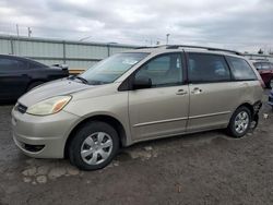 Salvage cars for sale at Dyer, IN auction: 2005 Toyota Sienna CE