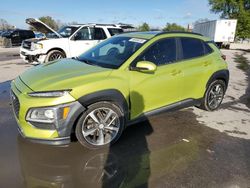 Carros salvage sin ofertas aún a la venta en subasta: 2018 Hyundai Kona Ultimate