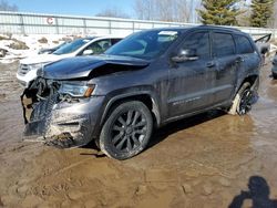 Salvage cars for sale at Davison, MI auction: 2017 Jeep Grand Cherokee Limited