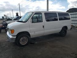 Ford Econoline e350 Super Duty salvage cars for sale: 2007 Ford Econoline E350 Super Duty Wagon