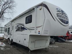 Salvage trucks for sale at Davison, MI auction: 2010 Heartland Bighorn Camper