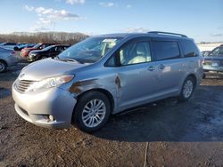 Salvage cars for sale at Assonet, MA auction: 2012 Toyota Sienna XLE