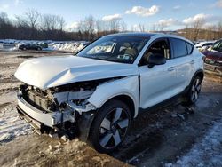 Salvage cars for sale at Marlboro, NY auction: 2024 Volvo C40 Recharge Plus