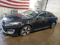 Salvage cars for sale at Lyman, ME auction: 2012 KIA Optima Hybrid