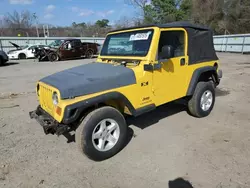 Jeep Wrangler salvage cars for sale: 2004 Jeep Wrangler X