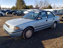 Salvage cars for sale at Finksburg, MD auction: 1991 Toyota Corolla DLX