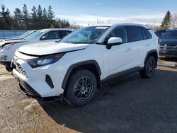 Salvage cars for sale at Bowmanville, ON auction: 2022 Toyota Rav4 LE