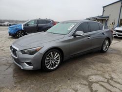 Salvage cars for sale at Memphis, TN auction: 2019 Infiniti Q50 Luxe