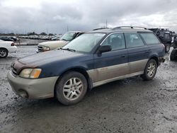 Salvage cars for sale at Eugene, OR auction: 2002 Subaru Legacy Outback