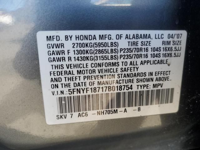 2007 Honda Pilot EXL