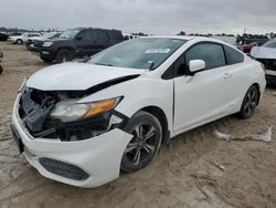 Salvage cars for sale at Houston, TX auction: 2014 Honda Civic EX