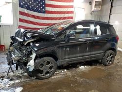 Salvage cars for sale at Lyman, ME auction: 2018 Ford Ecosport SES