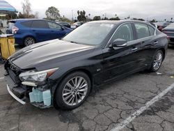 Carros salvage sin ofertas aún a la venta en subasta: 2018 Infiniti Q50 Luxe