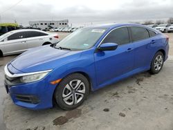 Salvage cars for sale at Grand Prairie, TX auction: 2016 Honda Civic LX