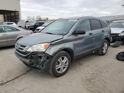 Salvage cars for sale at Kansas City, KS auction: 2010 Honda CR-V EX