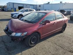 Salvage cars for sale at Vallejo, CA auction: 2010 Honda Civic LX