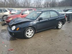 Salvage cars for sale at Ellwood City, PA auction: 2002 Subaru Impreza RS