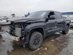 Salvage cars for sale at Woodhaven, MI auction: 2023 Toyota Tundra Crewmax Limited