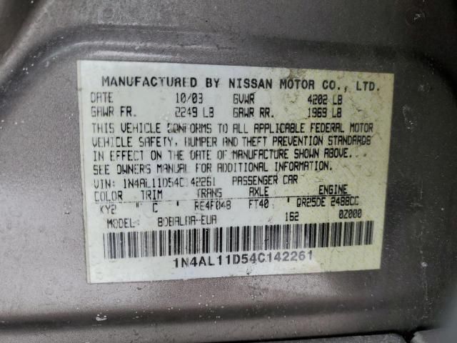 2004 Nissan Altima Base