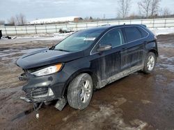 Salvage cars for sale at Columbia Station, OH auction: 2019 Ford Edge SEL