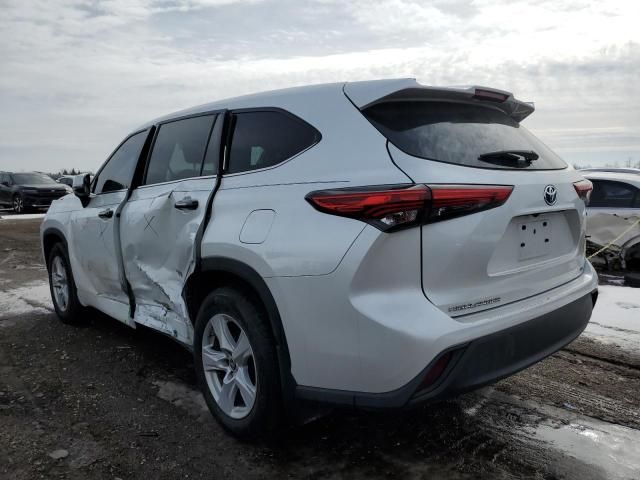 2022 Toyota Highlander Hybrid LE