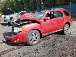 Salvage cars for sale at Graham, WA auction: 2011 Ford Escape Limited