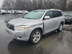 Vehiculos salvage en venta de Copart Glassboro, NJ: 2008 Toyota Highlander Limited