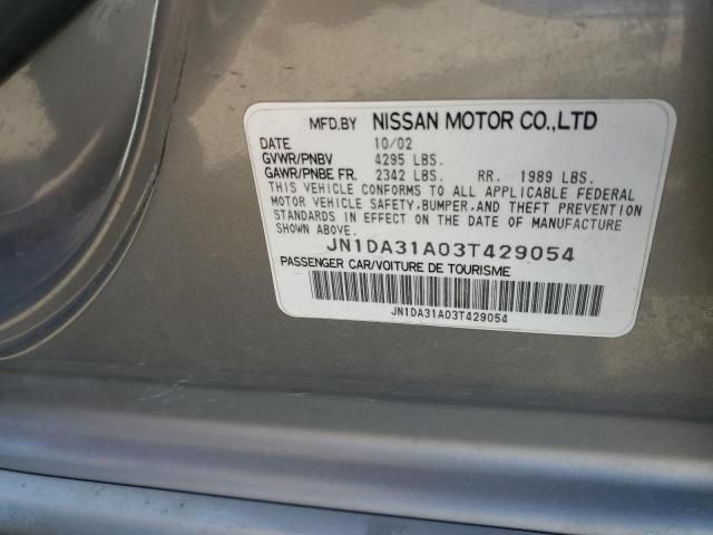 2003 Nissan Maxima GLE