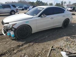 Salvage cars for sale at Hampton, VA auction: 2021 Infiniti Q50 Luxe