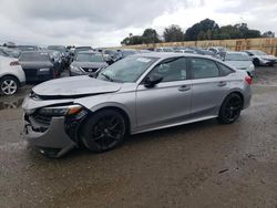 Salvage cars for sale at Hayward, CA auction: 2022 Honda Civic Sport