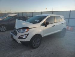 Salvage cars for sale from Copart Haslet, TX: 2020 Ford Ecosport S