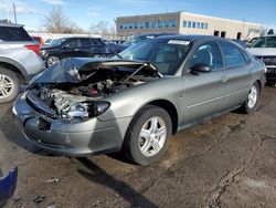 Salvage cars for sale at Littleton, CO auction: 2001 Ford Taurus SEL