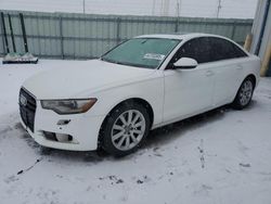 Salvage cars for sale at Chicago Heights, IL auction: 2014 Audi A6 Premium Plus