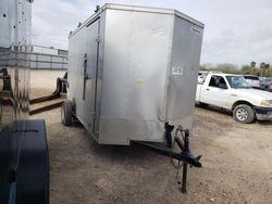 Salvage trucks for sale at Mercedes, TX auction: 2023 American Enclosed Cargo Trailer