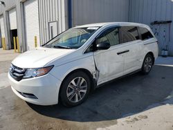 Salvage cars for sale at Savannah, GA auction: 2016 Honda Odyssey LX