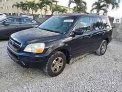 Vehiculos salvage en venta de Copart Opa Locka, FL: 2004 Honda Pilot EXL