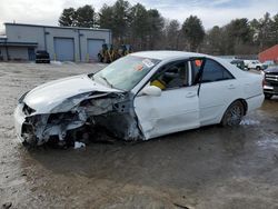 Salvage cars for sale at Mendon, MA auction: 2003 Toyota Camry LE